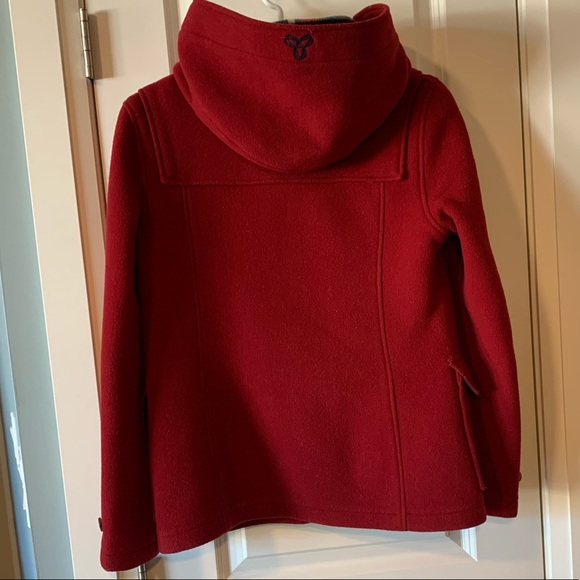Med TNA Red Wool Coat - Picture 2 of 5